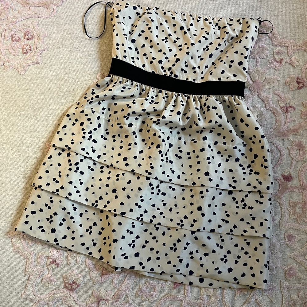 Theory Strapless Mini Dress